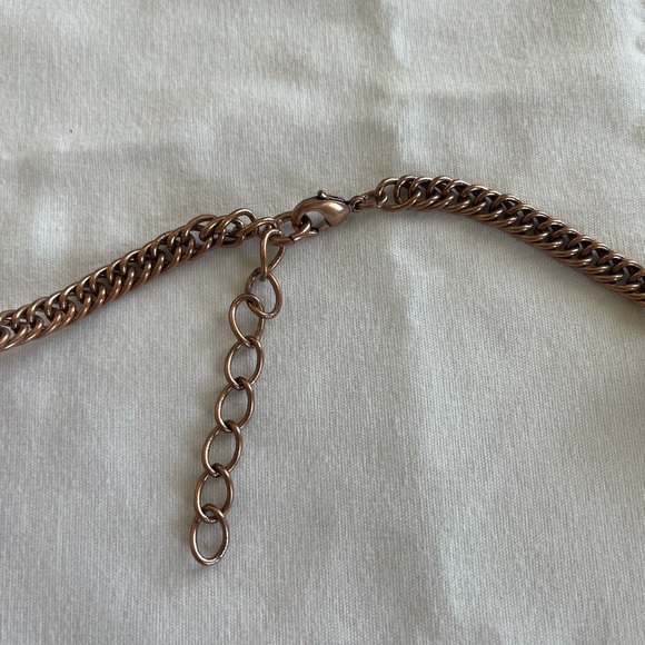 Bronze Gold Statement Necklace by Heidi Klum - Picture 6 of 7